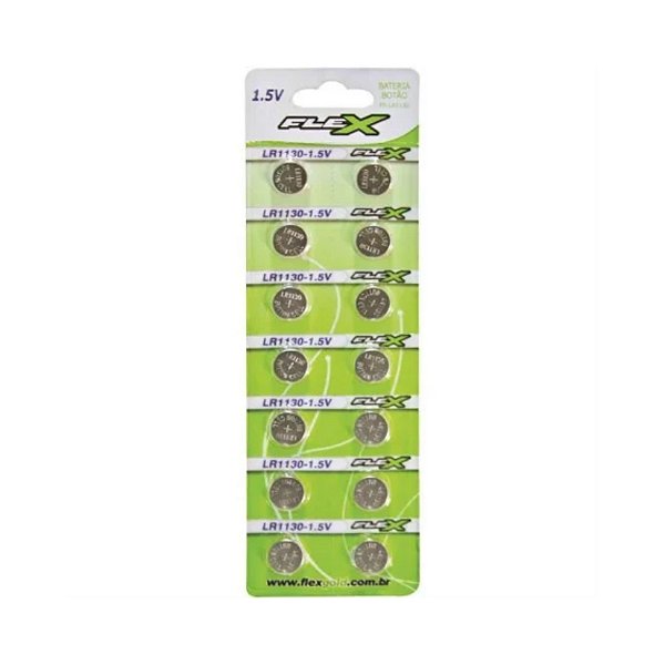 PILHA BOTÃO FLEX LR1130 1,5V LR 54