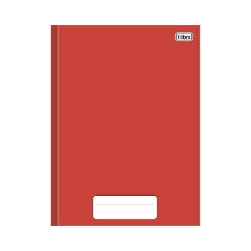 CADERNO BROCHURA 1/4 TILIBRA PEPPER VERMELHO 80FLS