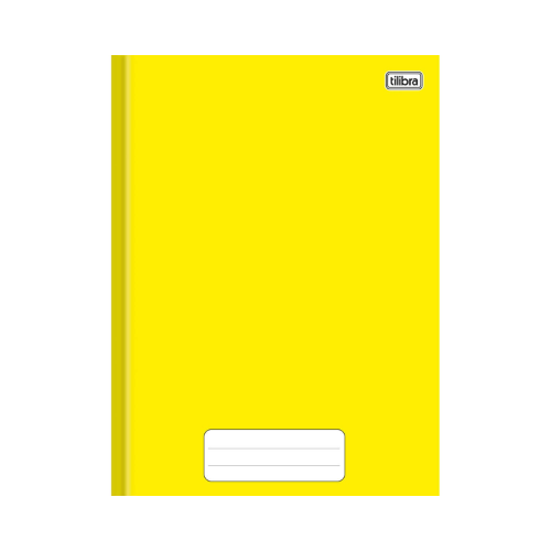 CADERNO BROCHURA 1/4 TILIBRA PEPPER AMARELO 80FLS