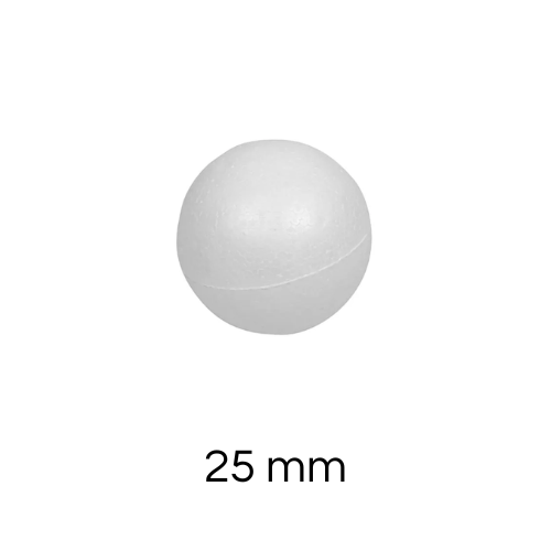 BOLA DE ISOPOR 25 MM