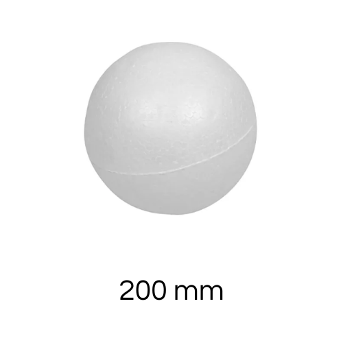 BOLA DE ISOPOR 200MM