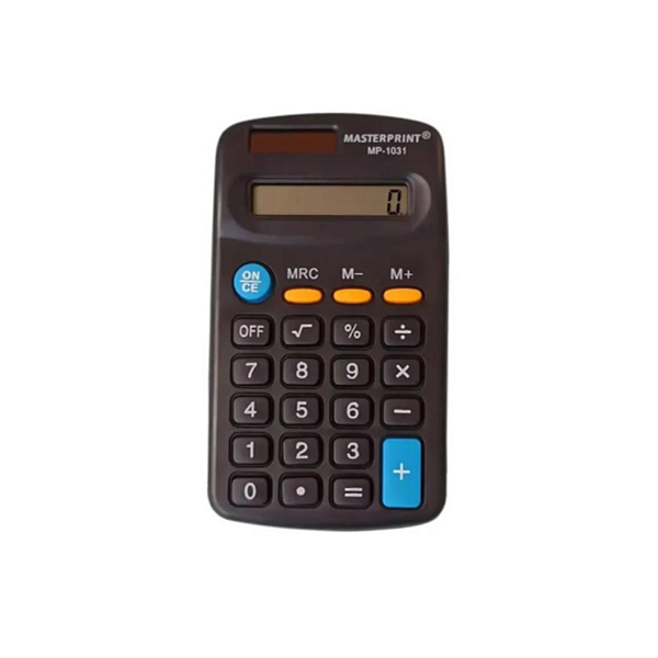 CALCULADORA MASTERPRINT MP-1031 8 DIGITOS SOLAR