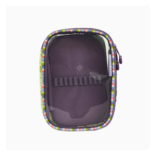 ESTOJO BOX SABRA 100 PENS BY SOF FLORAL VERDE E LILAS