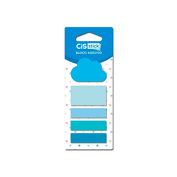 BLOCO ADESIVO CIS STICK CORAÇÃO/NUVEM