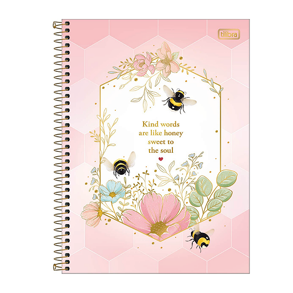 CADERNO TILIBRA 1 MATERIA HONEY BEE