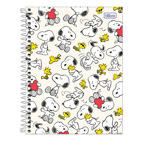 CADERNO 10 MATERIAS TILIBRA CONEECT SNOOPY