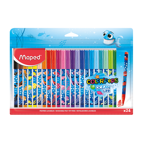 CANETA HIDROGRAFICA MAPED OCEAN 24 CORES