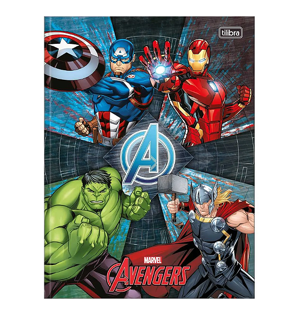 CADERNO DE BROCHURA TILIBRA AVENGERS 80FLS