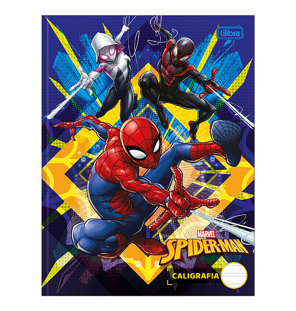 CADERNO BROCHURA CALIGRAFIA TILIBRA SPIDER MAN 40FLS