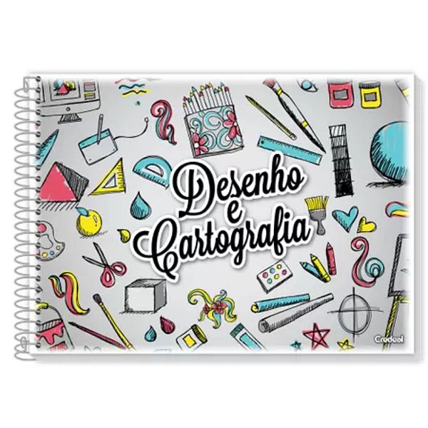 CADERNO DESENHO CD CREDEAL MILIM. DESIGNER 80 FLS