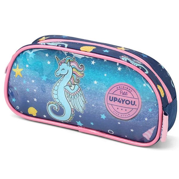 ESTOJO LUXCEL CAVALO MARINHO AZUL
