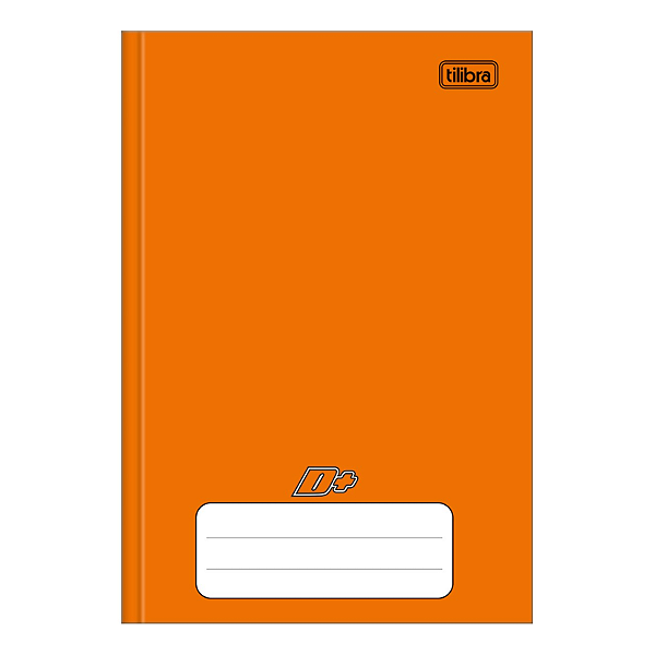 CADERNO BROCHURA TILIBRA D+ LARANJA 48 FLS