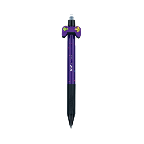 CANETA APAGAVEL AZUL GAME PLAYER BRW 0.7