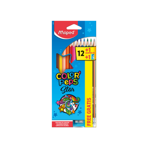 LAPIS DE COR MAPED COLOR PEPS START 12 CORES
