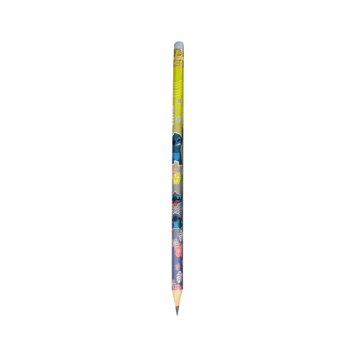 LAPIS PRETO MOLIN STITCH C/ BORRACHA HB