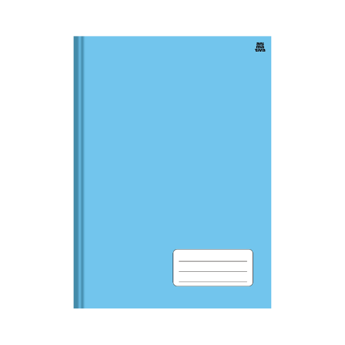 CADERNO BROCHURA SAO DOMINGOS 96 FOLHAS AZUL - MARGEM