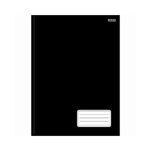 CADERNO BROC. SAO DOMINGOS KBOM 48FLS PRETO - MARGEADO