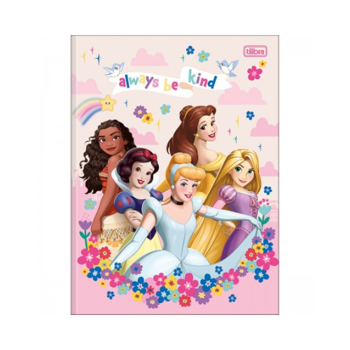 CADERNO BROCHURA UNIVERSITARIO TILIBRA PRINCESAS 80FLS
