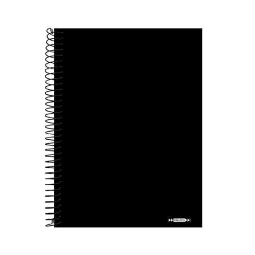 CADERNO 1 MATERIA TAMOIO PRETO 96 FOLHAS
