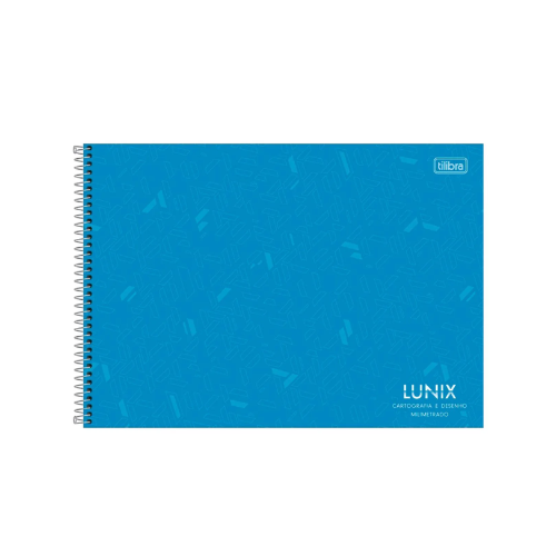 CADERNO DE CARTOGRAFIA E DESENHO TILIBRA LUNIX 60 FOLHAS