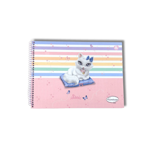 CADERNO DE DESENHO MILIMETRADO SAO DOMINGOS SISSI 80 FOLHAS