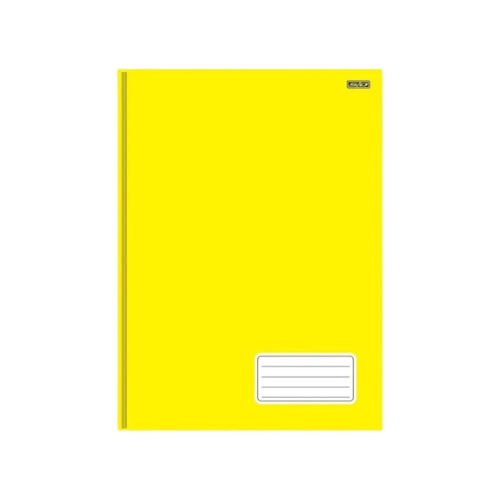 CADERNO BROCHURA 1/4 SAO DOMINGOS - KBOM AMARELO 48 FOLHAS