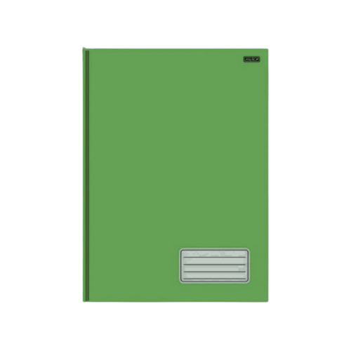 CADERNO BROCHURA 1/4 SAO DOMINGOS - KBOM VERDE 96 FOLHAS