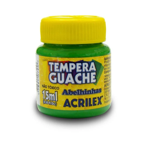 TINTA GUACHE ACRILEX 15ML VERDE FOLHA
