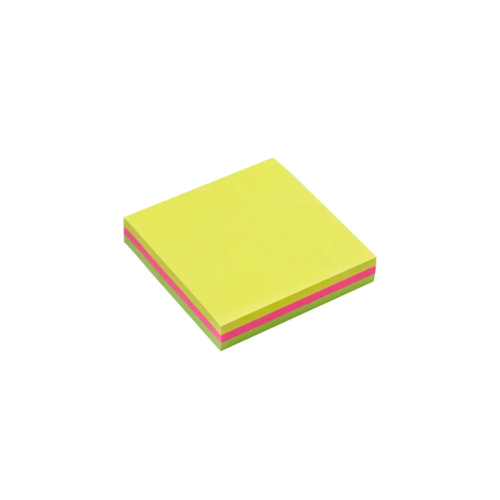 BLOCO ADESIVO MAXPRINT 3 CORES NEON 76X76 - 150 FOLHAS