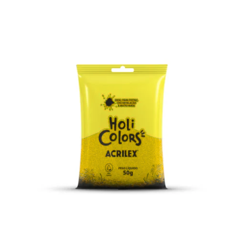 HOLI COLOR ACRILEX AMARELO 100G