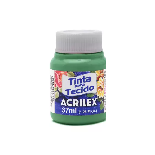 TINTA PARA TECIDO ACRILEX 37ML VERDE SECO -594