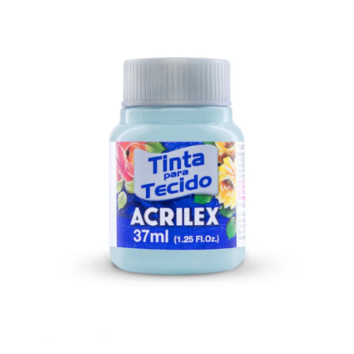 TINTA PARA TECIDO ACRILEX 37ML AZUL SOFT - 992