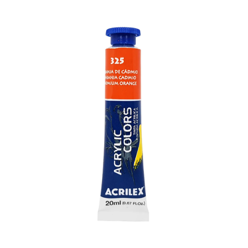 TINTA ACRILICA ACRILEX LARANJA DE CADMIO 20ML - 325