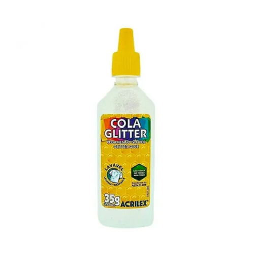 COLA GLITTER ACRILEX CRISTAL 35G