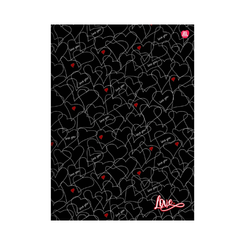 CADERNO BROCHURA 1/4ANIMATIVA LOVE 80FLS
