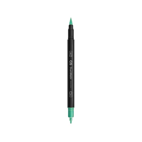 CANETA DUAL BRUSH PEN CIS AQUARELAVEL VERDE PASTEL DUAS PONTAS