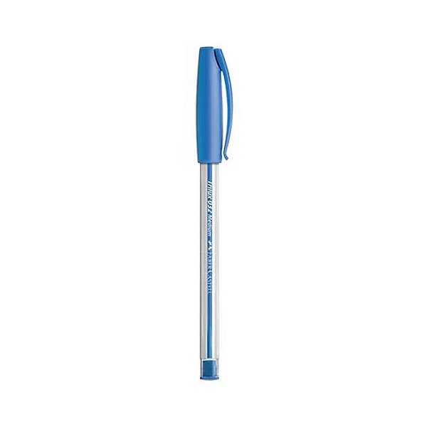 CANETA ESFEROGRAFICA FABER CASTELL AZUL CLARO 1.0