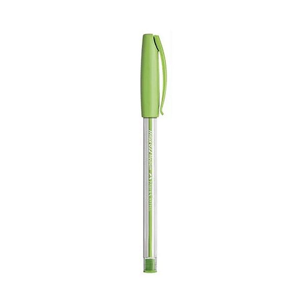 CANETA ESFEROGRAFICA FABER CASTELL VERDE CLARO 1.0