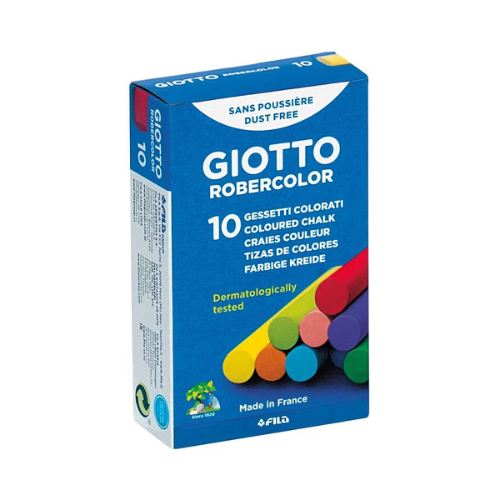 GIZ ESCOLAR GIOTTO PLASTIFICADO COLORIDO 10 CORES
