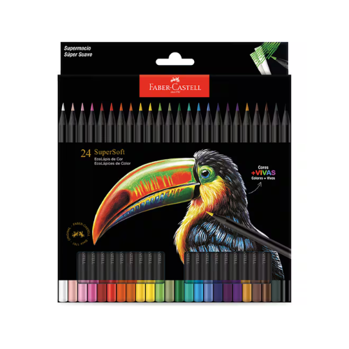 LAPIS DE COR SUPER SOFT 24 CORES
