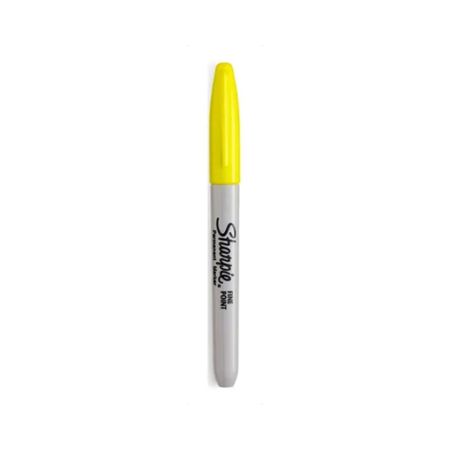 MARCADOR PERMANENTE SHARPIE FINE POINT AMARELA