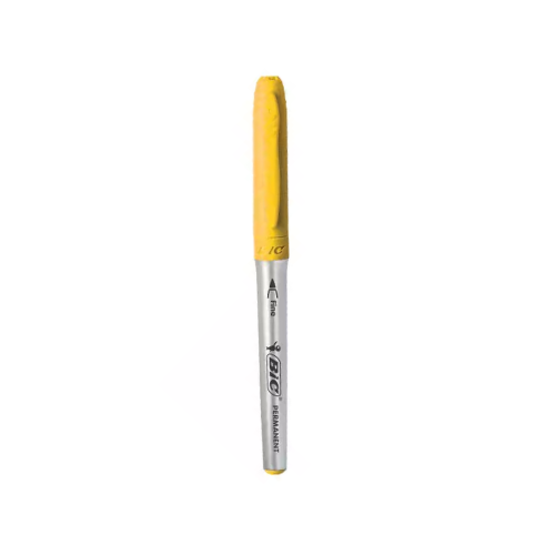 MARCADOR PERMANENTE BIC FINE AMARELO
