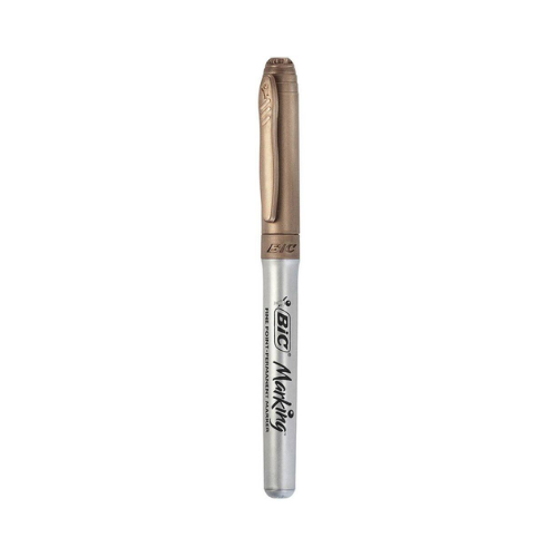 MARCADOR PERMANENTE BIC FINE METALLIC BRONZE