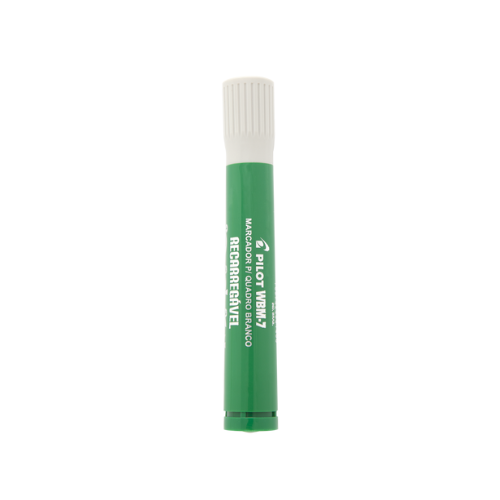 MARCADOR PARA QUADRO BRANCO RECARREGAVEL PILOT WBM-7 VERDE