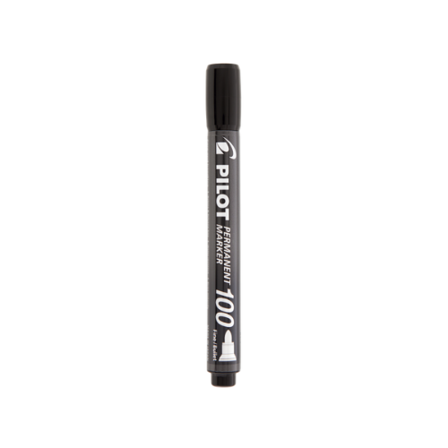MARCADOR PERMANENTE PILOT MARKER 100 PRETA