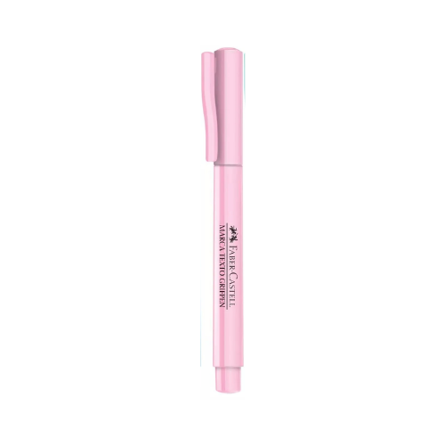 MARCA TEXTO GRIFPEN FABER CASTELL PASTEL ROSA