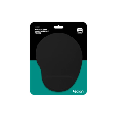 MOUSE PAD LETRON HOME OFFICE PRETO