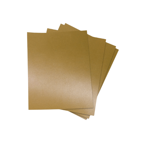 PAPEL METALIZADO DOURADO C/30 FOLHAS 120G