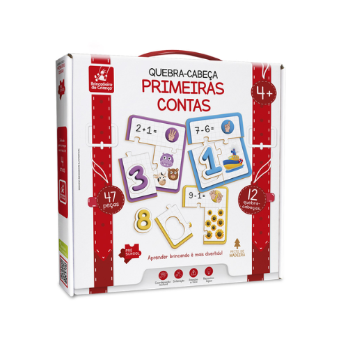 BRINQUEDO PEDAGOGICO BRINCADEIRA DE CRIANCA QUEBRA CABECA PRIMEIRAS CONTAS