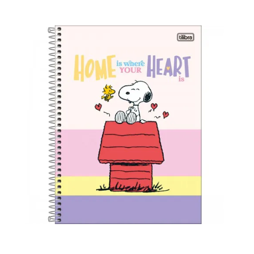 CADERNO TILIBRA 1MT UNIVERSITARIO SNOOPY 80 FOLHAS